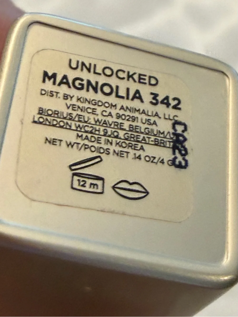 Hourglass Unlocked Soft Matte Lipstick 0.14 oz New MAGNOLIA 342